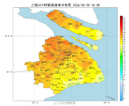 皇冠信用网申请条件_上海明起开启入夏进程 下周五降温或为入夏添变数